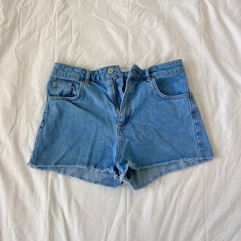 Women's Blue Denim Shorts